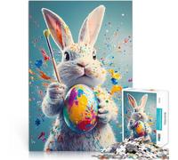 Easter Bunny Painting EggPuzzles for teenagers 2000 Piece Educational Games DIY Toys for is ideal as a gift for the whole family 70x100cm