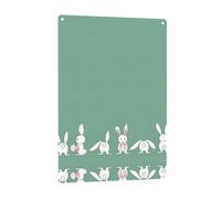 Easter Bunny patterned signage, indoor and outdoor wall decoration, suitable for parties, bedrooms, and porches.