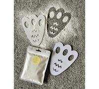 Easter Bunny Paw Print Stencil and Scented Carpet Sprinkles Set (Spring Awakening)