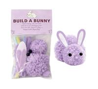 Easter Bunny Plush Decorations - 12 Pack DIY Rabbit Stuffed Crafts, Cute Animal Doll For Classroom Rewards Party Favors Basket Stuffers, Easy No-Sew Gift For Girls Boys Memory Making Experience |