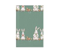 Easter Bunny Premium Single-Gang Roman Frame Switch Plate â€“ Realistic Leather-Texture Finish, Durable Pc Material Wall Cover for Residential & Commercial Use (Includes Decorative Screws)