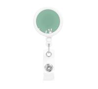 Easter Bunny Print Retractable Badge Holder, Cute Nursing Badge Reel, Badge Clip Id Card Holders