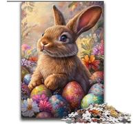 Easter Bunny Puzzles for Adults 2000 Pieces, Challenging Game And Family Play with Matching Poster And Trivia Sheet (70x100cm)