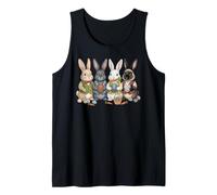 Easter Bunny Rabbit Egg Hunt Boys Girls Happy Easter Tank Top