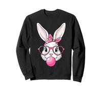Easter Bunny Rabbit Funny Women Girl Happy Easter Day Sweatshirt