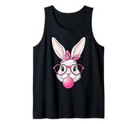 Easter Bunny Rabbit Funny Women Girl Happy Easter Day Tank Top