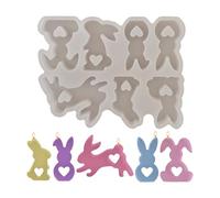 Easter Bunny Resin Casting Mould - Silicone Casting Mould Tool | Festive Concrete Moulds - Craft Supplies for Celebrations Art Lessons Creative Projects Workshops DIY
