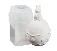 Easter Bunny Shape,Easy Release Cute Craft Supplies - Rabbit Silicone Shape Easter Decoration - For Plaster Epoxy Resin Home Decoration Arts Crafts Spring Holiday Party Family Beginner