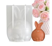Easter Bunny Shape | Geometric Faceted Cute 3D Thanksgiving Silicone Mold,Rabbit Shape Mold - For Home Decoration Holidays Party Offices Room Desk Weekday School