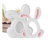 Easter Bunny Shape - Rabbit Design Accessory for Easter, Gypsum Making Mould - for DIY Lovers, Family Gifts, Parties and Creating Plaster, Cement, Clay