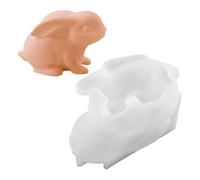 Easter Bunny Silicone Casting Moulds, 3D Silicone Casting Tool, Home Decoration, Cement Casting Moulds, For Crafters, Teachers, Celebrations and Workshops for Spring Festivals