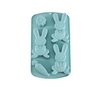 Easter Bunny Silicone Mold - 3D Non Stick Candle and Chocolate Mould, Multi Purpose Baking and Casting Tool for Candy Jelly Soap Cupcake Fudge Ice Pastry Resin Craft DIY Supplies