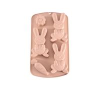 Easter Bunny Silicone Mold - 3D Non Stick Candle and Chocolate Mould, Multi Purpose Baking and Casting Tool for Candy Jelly Soap Cupcake Fudge Ice Pastry Resin Craft DIY Supplies