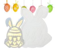 Easter Bunny Silicone Mold - Rabbit, 1 Piece Hare Container for Wax Shaping, Vessel with Hollow Center, Sculpting Category, Casting Frame for Ornaments, Statues and Desktop Figures