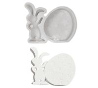 Easter Bunny Silicone Mould, Bunny Mould | Adorable Design Easter Soap Mould | Candle Making Supplies, Plaster Moulds for Table Decorations