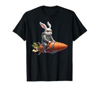 Easter Bunny Space Astronaut Carrot Rocket Easter T-Shirt