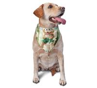 Easter Bunny Squat Toilet Printed Graphic Pet Triangle Scarf For Dogs & Cats, Adjustable Cute Pet Bandana For & Photo Shoots