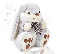 Easter Bunny Teddy Bear | 25cm Soft & Cuddly Rabbit | Stuffed animals plush toy | Birthday, Christmas, Spring Gift, Basket Filler, Baby Easter Present | Cute Plushie for babies, kids, girls & boys!