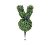Easter Bunny Topiary Tree, Premium Rabbit Shaped Topiary Tree, 23.6in Perfect Easter Bunny Shaped Tree Outdoor & Indoor Garden Porch Decor (A)
