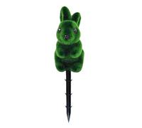 Easter Bunny Topiary Trees, Green Bunny Shaped Topiary Fake Cedar Potted, Artificial Rabbit Boxwood Topiary Plant, Easter Bunnies Plant Trees, for Decoration Outdoor Indoor (22cm)
