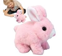 Easter Bunny Toy - Portable High-Performance Durable Jumping Plush Realistic Walking And Talking For Car Home | Multipurpose Outdoor Indoor Utility Compact