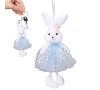 Easter Bunny Tree Pendant - Easter Bunny Doll Pendant | Small Plush Easter Bunny For Tree | Hangable Plush Easter Bunny Ornaments | Easter Bunny Decoration For Home, Car, Wall Tree Decor