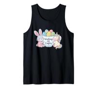 Easter Bunny Unicorn Cute Design Tank Top