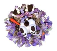 Easter Bunny Wreath - Rabbit Spring Bunny Wreath | Easter Artificial Garland Front Door Spring Decoration, For Front Door Wall Window Porch Farmhouse Garden Garland Ornament Props For Outdoor Indoor