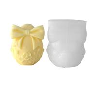 Easter Candle Molds | Silicone Bow Egg Aromatherapy Candle Mould,Gypsum Mold | for Aromatherapy Gypsum Making DIY Craft Home Holiday Party Family Friends