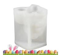 Easter Candle Molds,Supplies for Easter Bunny and Egg Candles - Silicone Clay Mold - For Resin Plaster Clay And Candy For Holidays And Celebrations Do It Yourself Lovers Family And Friends