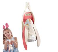 Easter Candy Bag, Easter Bunny Basket, Long Ears Treat Bags, Candy Storage Bag, Decorative Easter Bags for Egg Hunting, Rabbit Storage Bucket