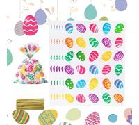 Easter Candy Bags, 30 Pieces 40 x 30 cm, Fun Package, Easter Cake Holder for Biscuits and Candy, for Parties Birthdays Spring and for Adult Children