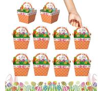 Easter Candy Box - 10 Piece Party Favour Box, Biscuits Box with Easter Bunny, for Parties in the Office at School at Home Family Evenings and Gathering with Friends