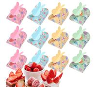 Easter Candy Boxes - Decorative Containers | Rabbit Lock Design Easter Chocolate Box | for Chocolate Baked Buns Craft Toy Food Party Picnic Festival