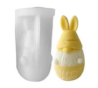 Easter Candy Mold - Soap Mold | Easter Candy Moulds, Spring Cinnamon Making Supplies with Rabbit Gnome, 3D Epoxy Resin Mould for Fat Soap