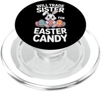 Easter Candy Will Trade Sister For Sweet Tooth Bunny Child PopSockets PopGrip for MagSafe
