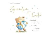 Easter Card, For a Wonderful Grandson - 8 x 6 inches - Piccadilly Greetings