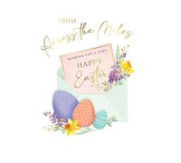 Easter Card, From Across the Miles - 8 x 6 inches - Regal Publishing