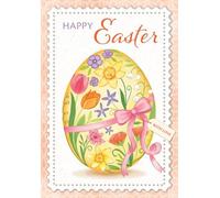 Easter Card Happy Easter Egg - 7 x 5 inches - Piccadilly Greetings
