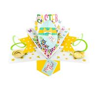 Easter Card Mum & Dad Happy Easter Decorated Egg Pop Up Easter Card POP010EC05