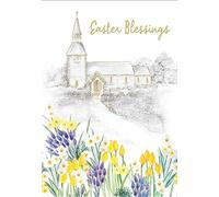 Easter Card, Open Easter Blessings - 7 x 5 inches - Piccadilly Greetings