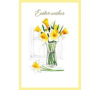 Easter Card, Open Easter Wishes - 7 x 5 inches - Piccadilly Greetings