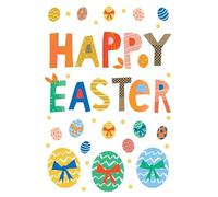 Easter Card, Open Happy Easter Egg Type - 7 x 5 inches - Regal Publishing