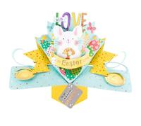 Easter Card To An Amazing Grandson Easter Bunny Pop Up Easter Card Cute 3D Cards POP011EGGrandson