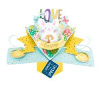 Easter Card To Someone Very Special Easter Bunny Pop Up Easter Card Cute 3D Cards POP011EF21