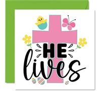 Easter Cards Religious, He Lives