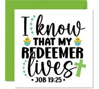 Easter Cards Religious, My Redeemer Lives Job 19:25