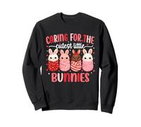 Easter Caring For The Cutest Little Bunnies Sweatshirt