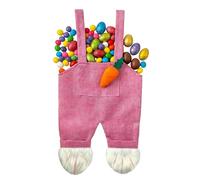Easter Carry Bag, Festive in the Shape of a Jumpsuit - Easter Gift Bags, for Egg Hunting Party Decoration Family Celebration Holidays