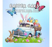 EASTER CARS Fun Easter Bunny Cars, Trucks & Race Cars Coloring Book (Easter Coloring Book)